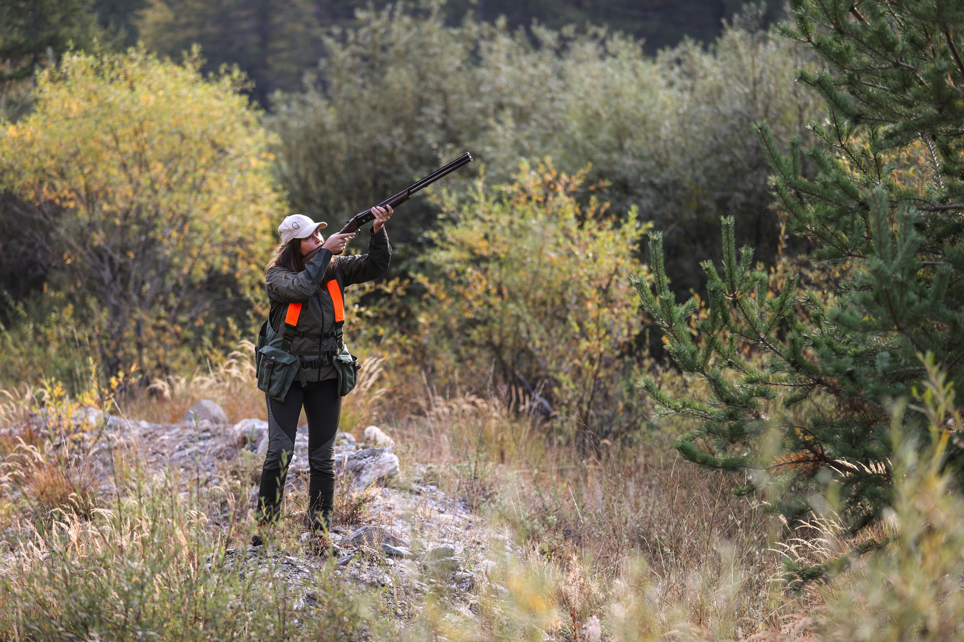 Giulia Taboga, the last woodcocks hunting of the year